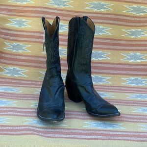 Black Lucchese Classic Cowboy Boot